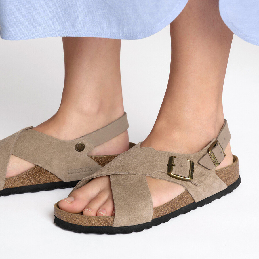 tulum soft footbed nubuck leathersuede