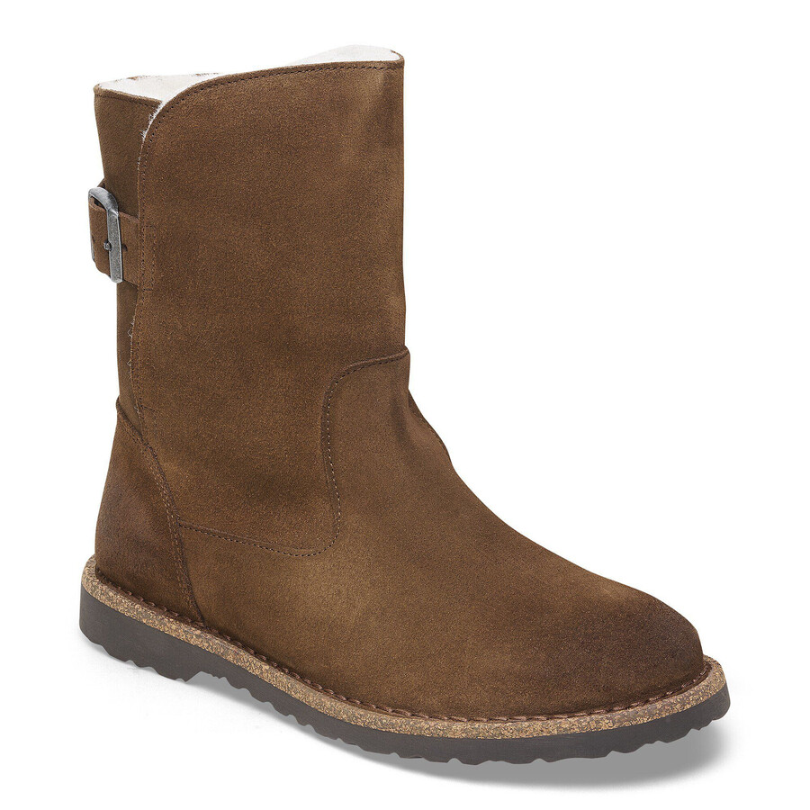 uppsala shearling suede leather