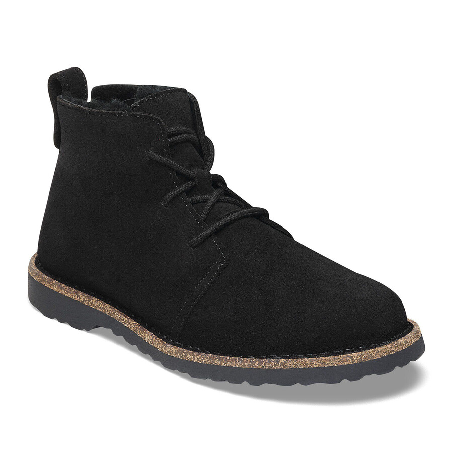 uppsala mid shearling suede leather