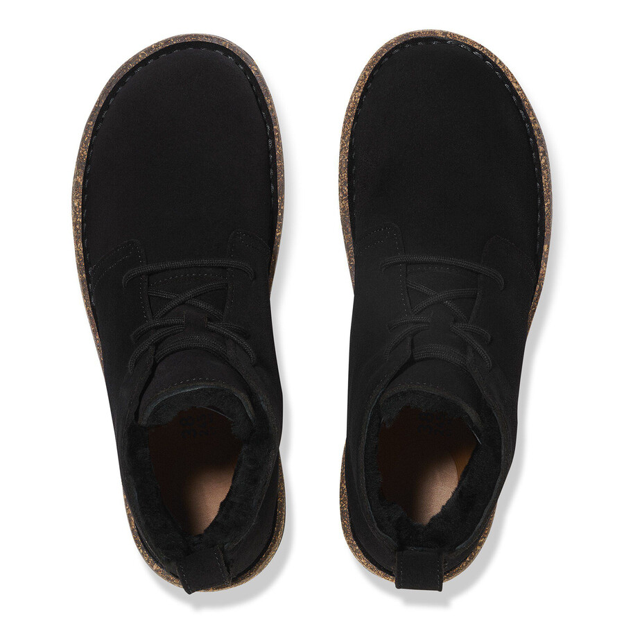 uppsala mid shearling suede leather