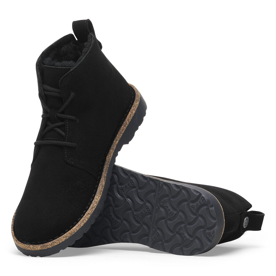 uppsala mid shearling suede leather