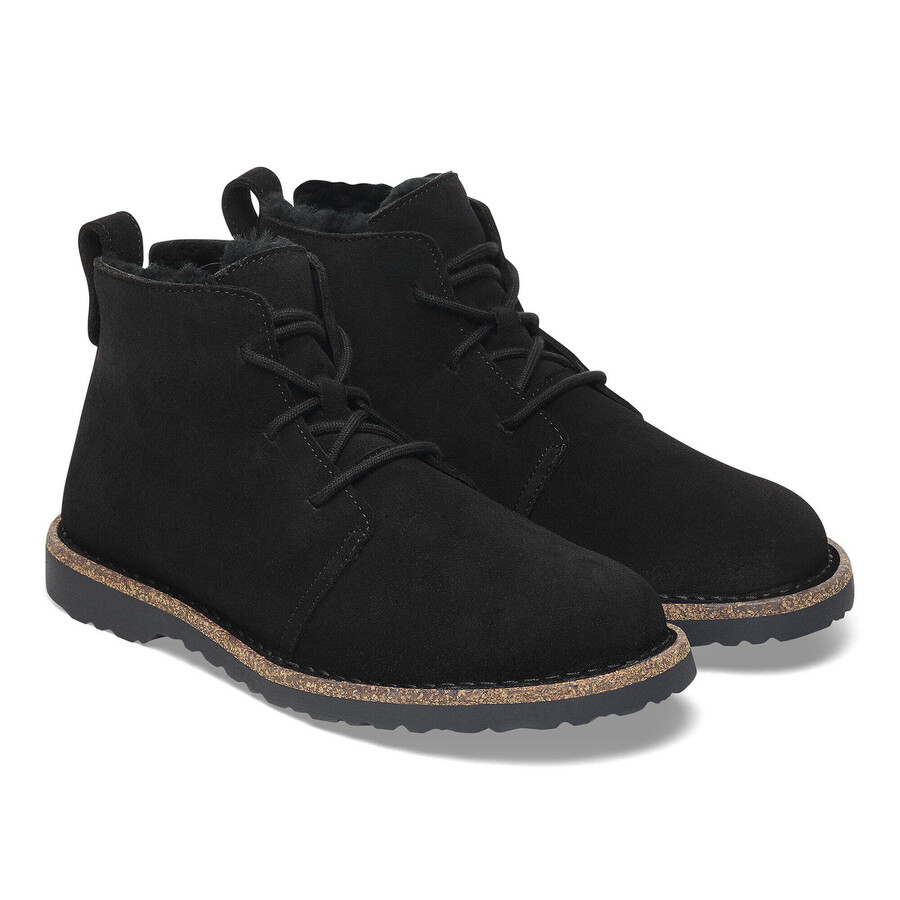 uppsala mid shearling suede leather