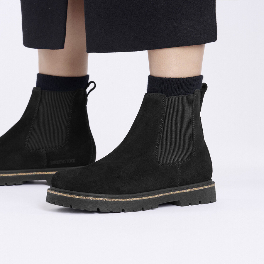 highwood slip on women suede leather