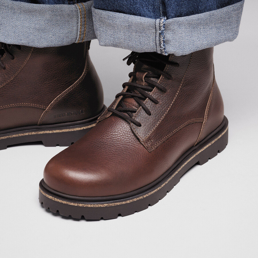 highwood lace mid men natural leather