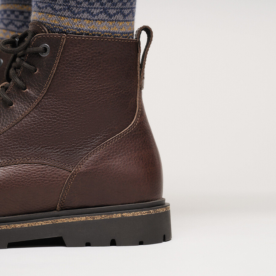 highwood lace mid men natural leather