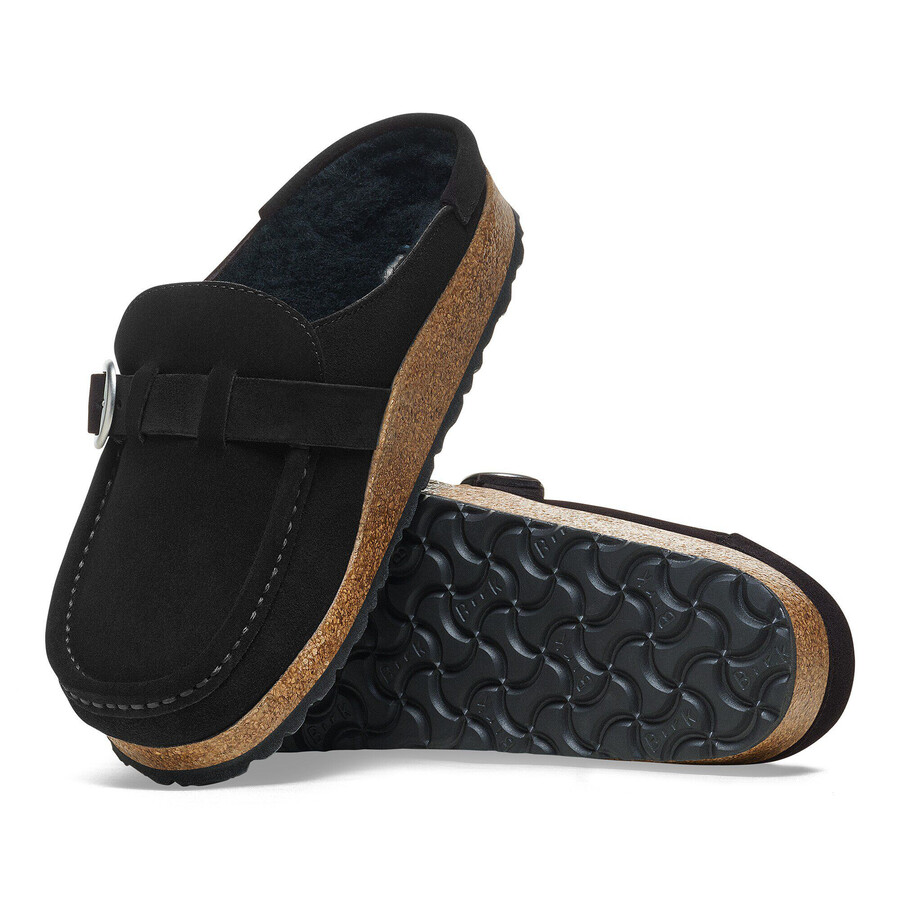 buckley shearling suede leather