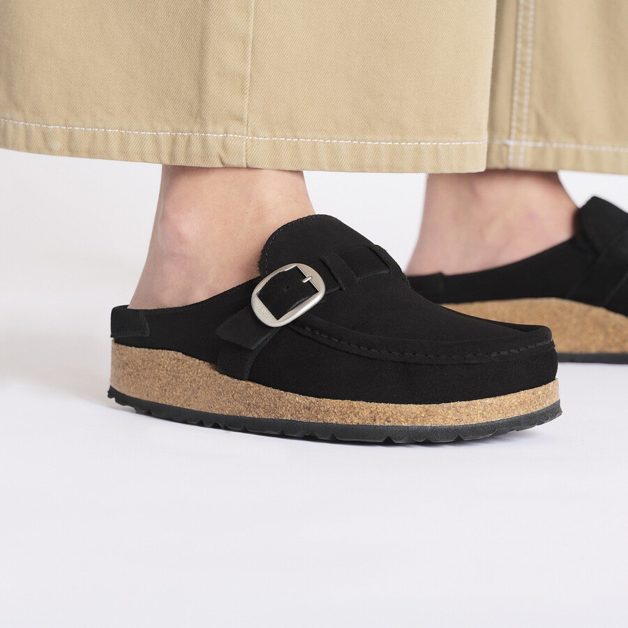 buckley shearling suede leather