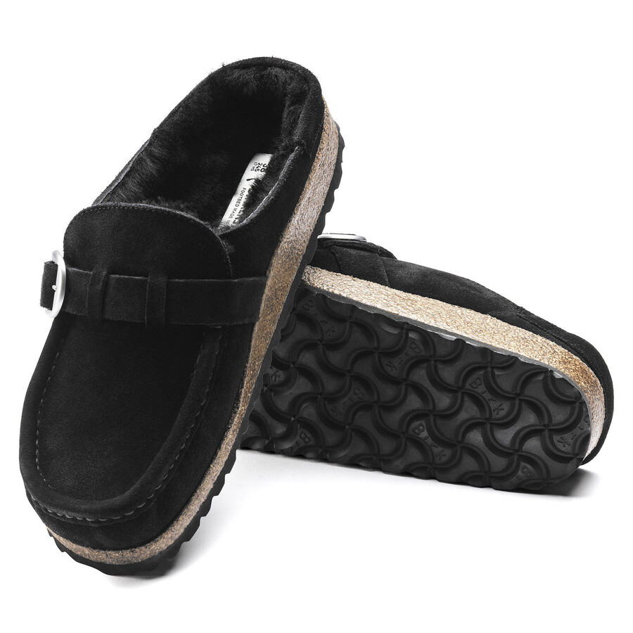 buckley shearling suede leather