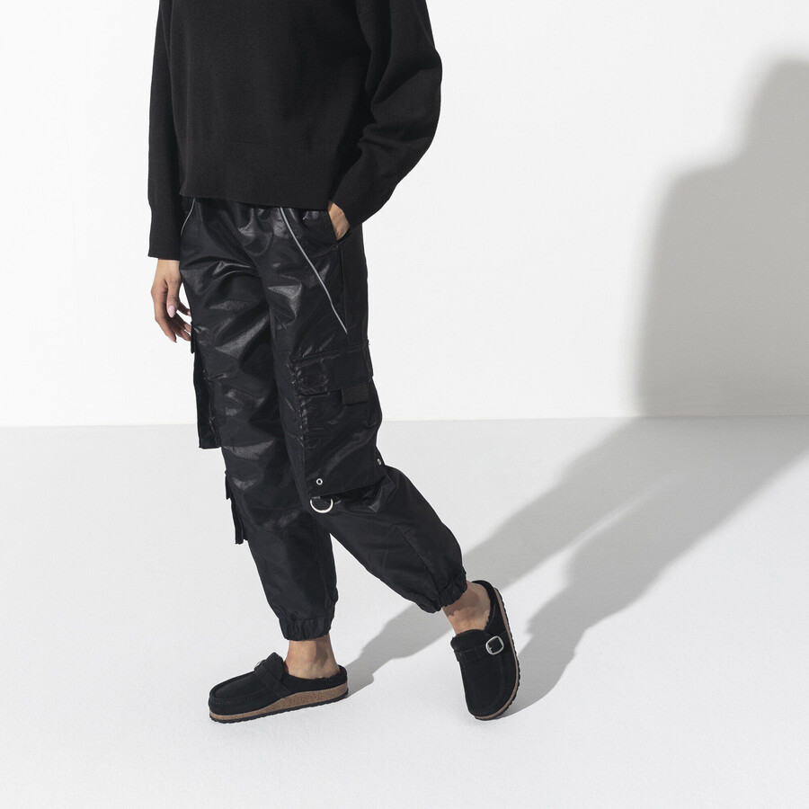 buckley shearling suede leather