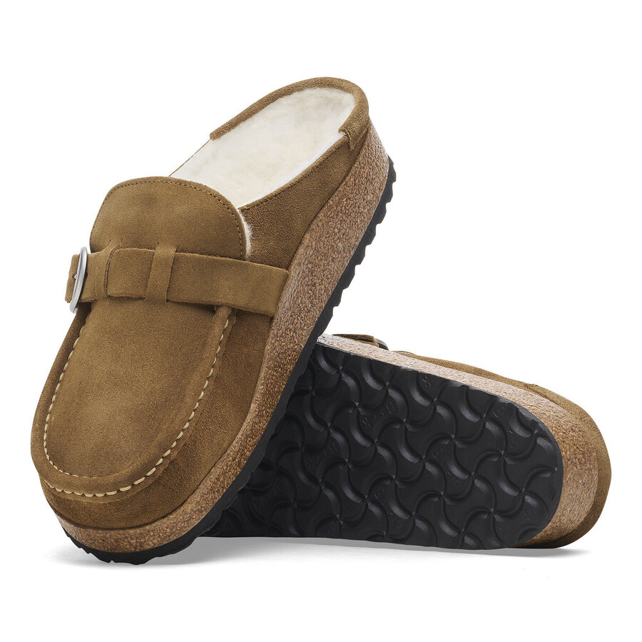 buckley shearling suede leather
