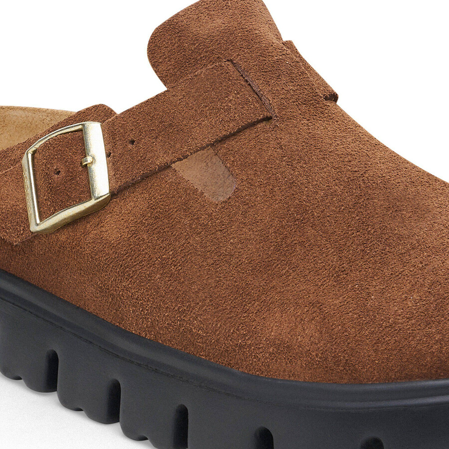 boston chunky suede leather