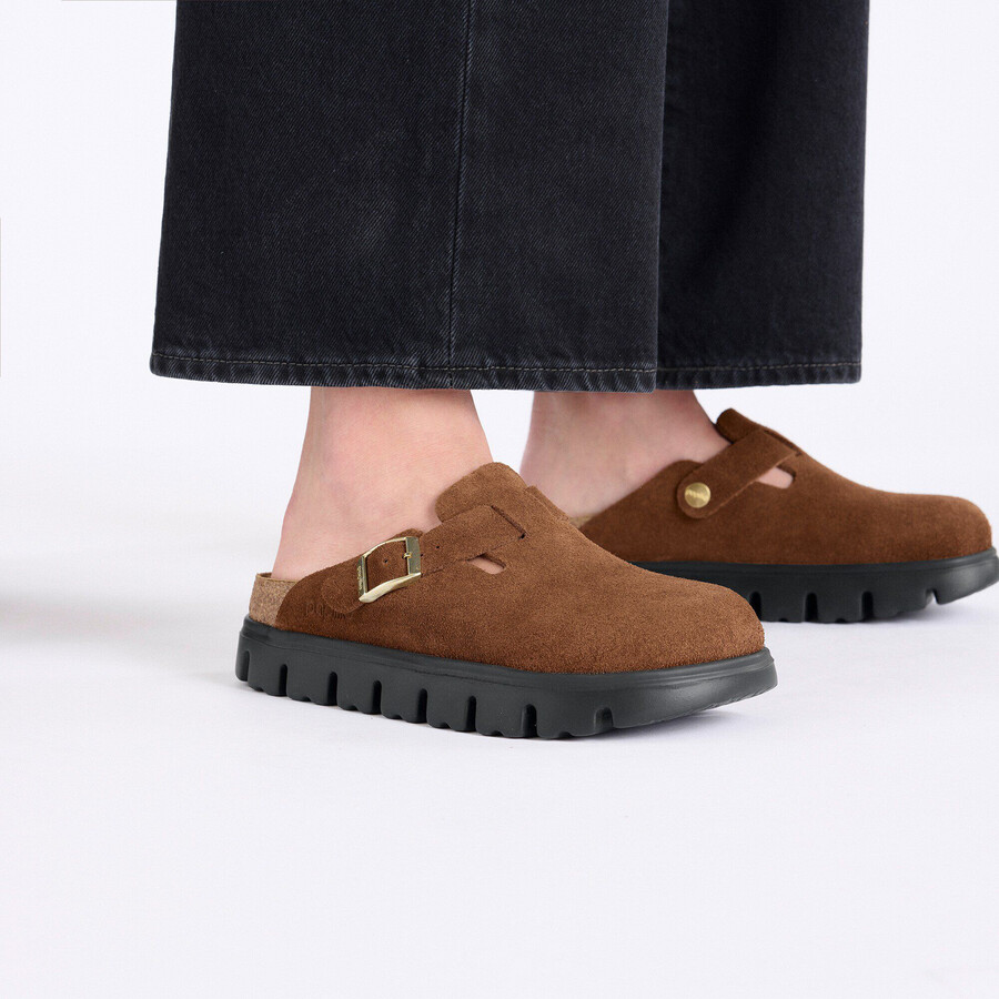 boston chunky suede leather