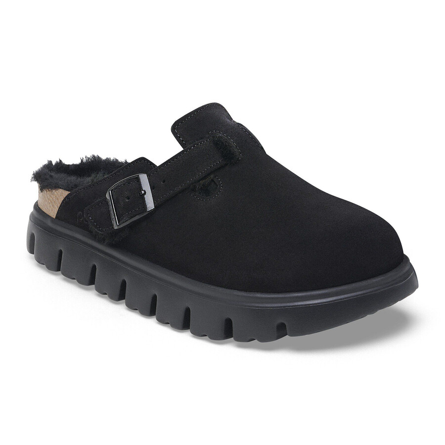 boston pap chunky shearling suede leather