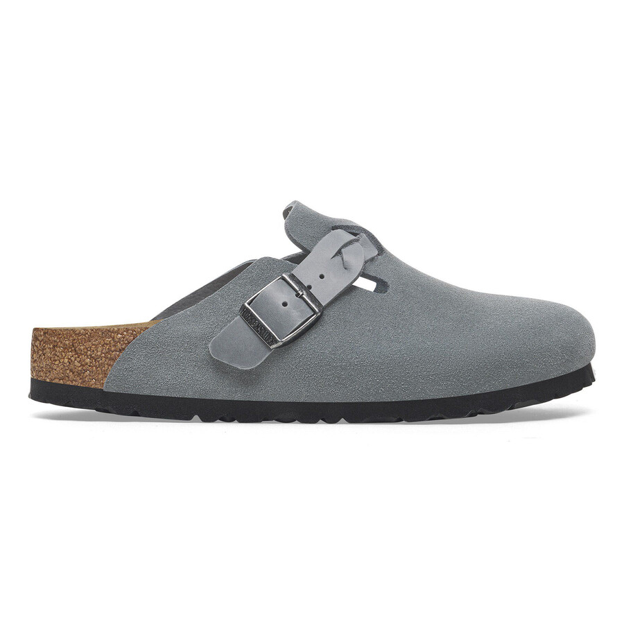 boston braided suede leather