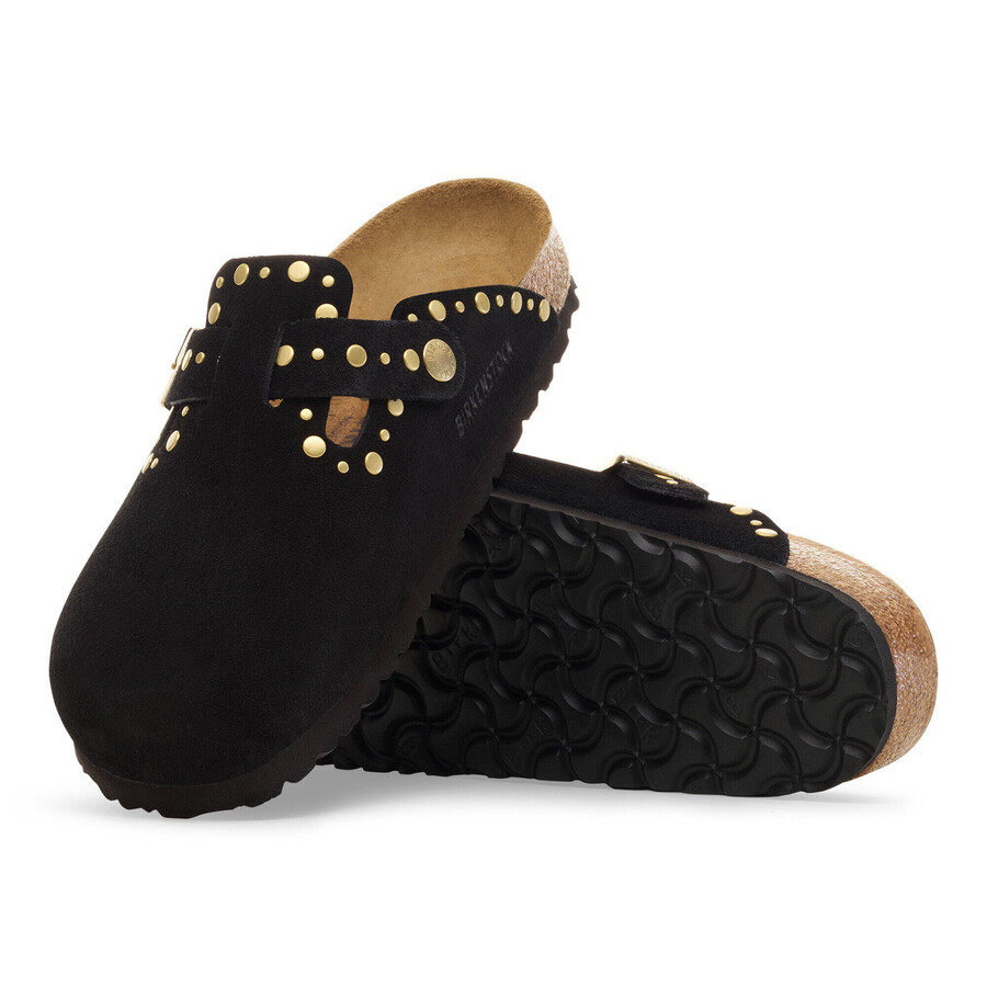 boston rivet suede leather