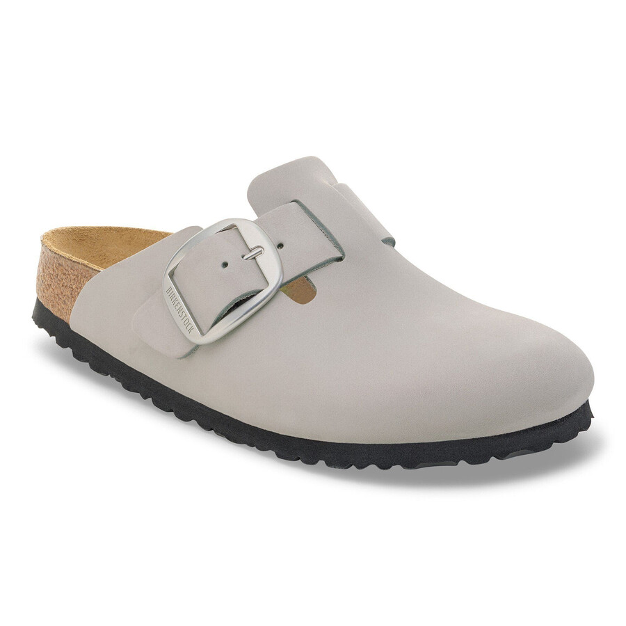 boston big buckle nubuk leather
