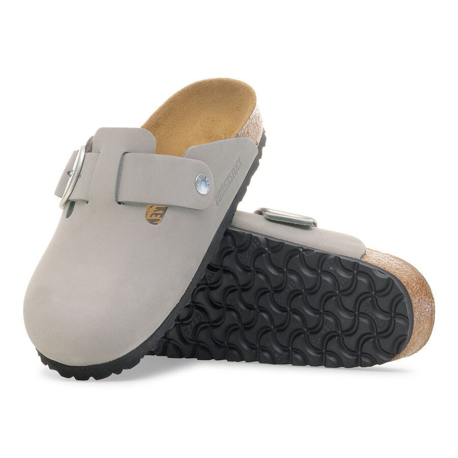 boston big buckle nubuk leather