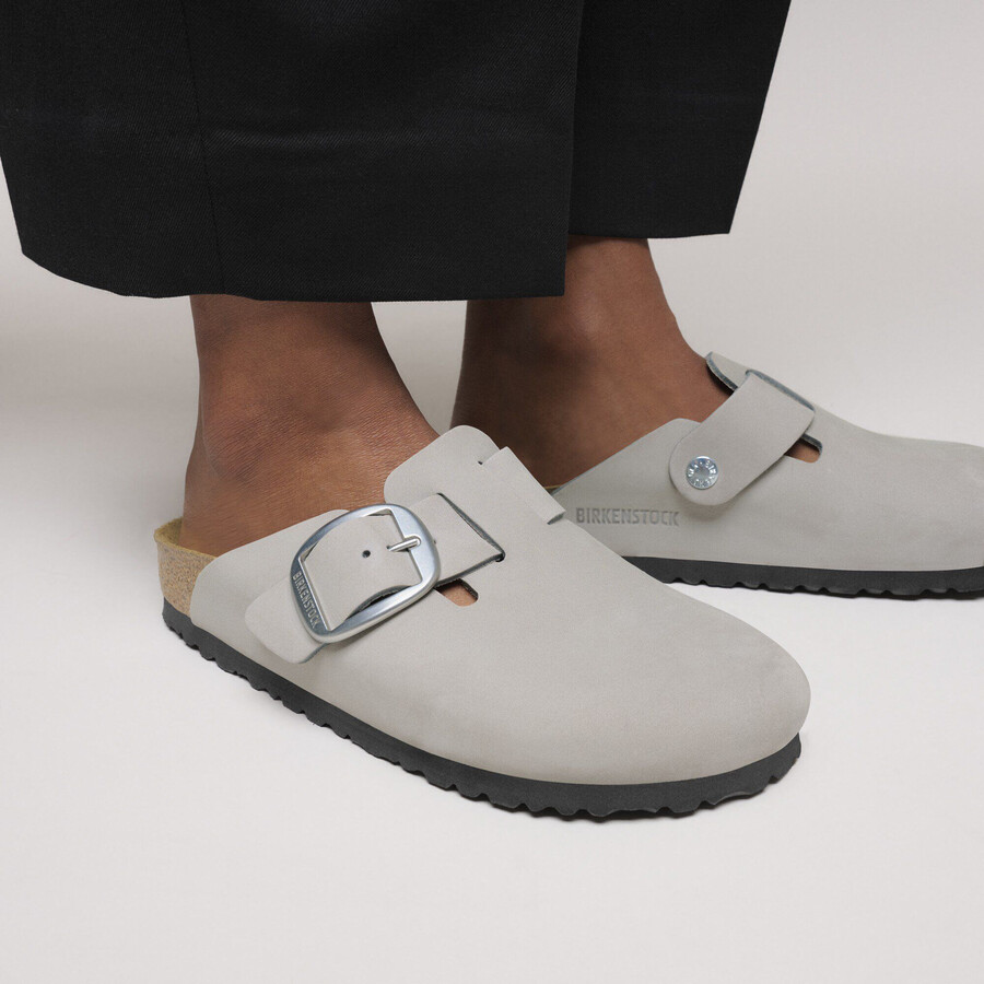 boston big buckle nubuk leather