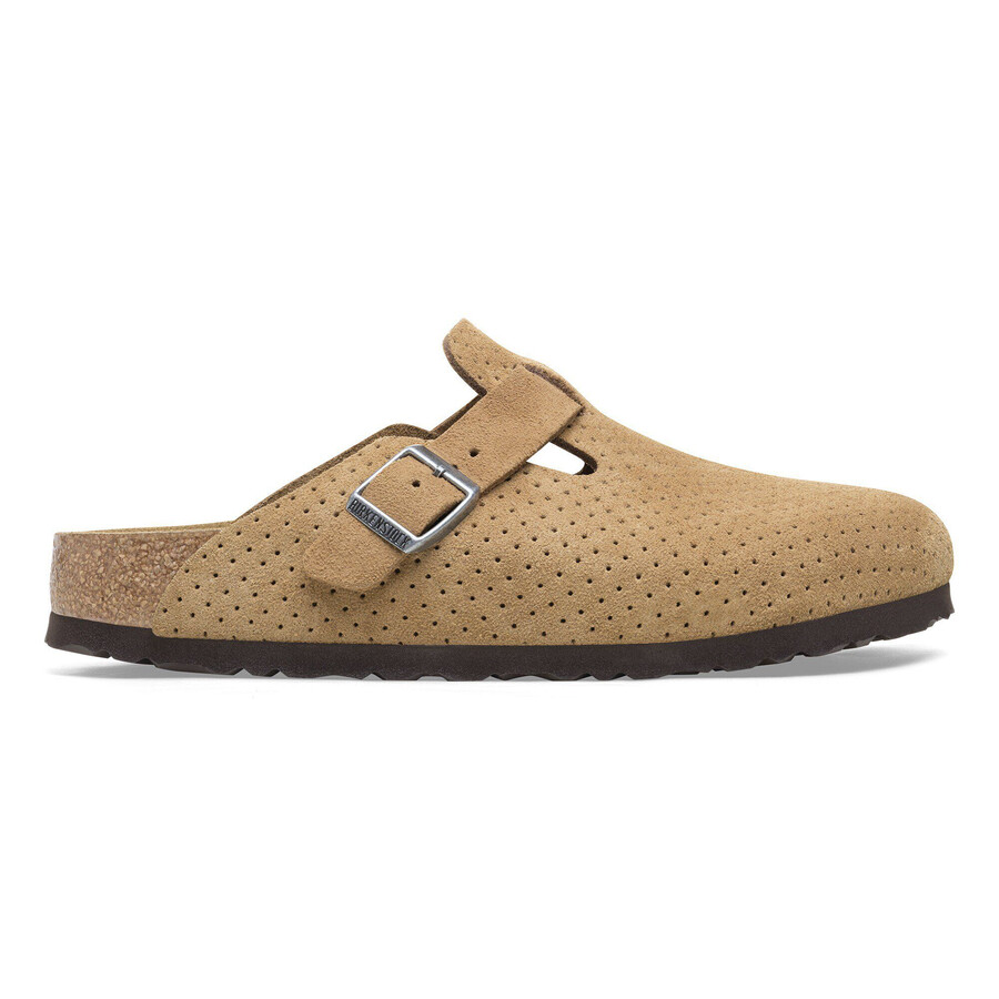 boston bs suede leather embossed