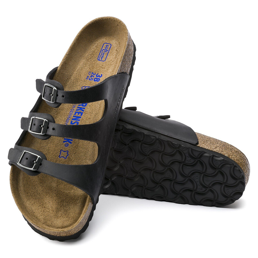 florida soft footbed natural leather oiled
