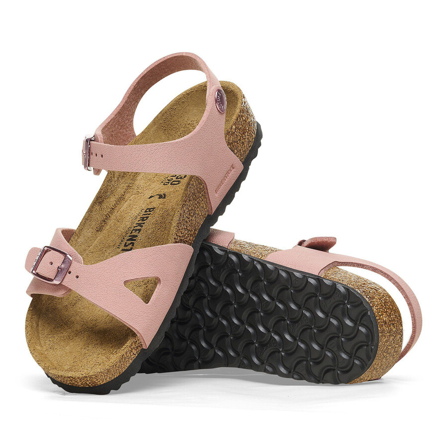 rio kids birko-flor nubuck pink clay
