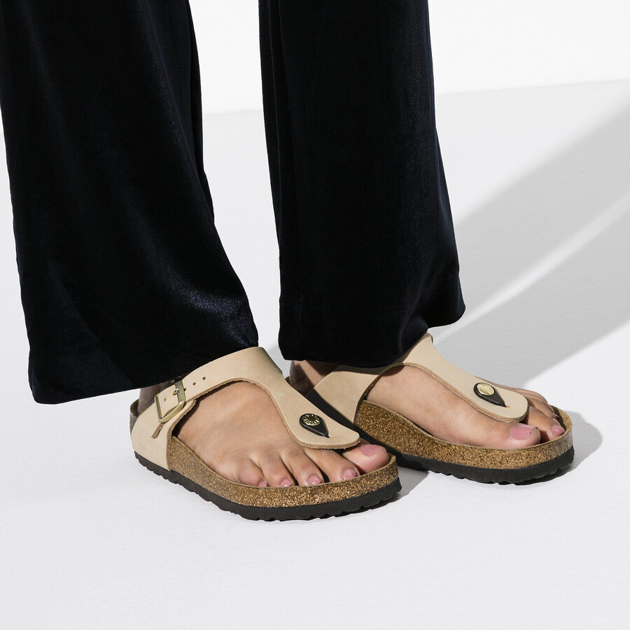 gizeh soft footbed nubuk leather