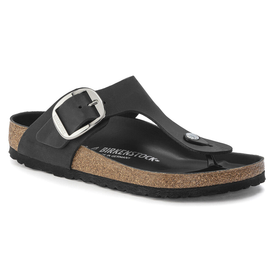 gizeh big buckle natural leather oiled