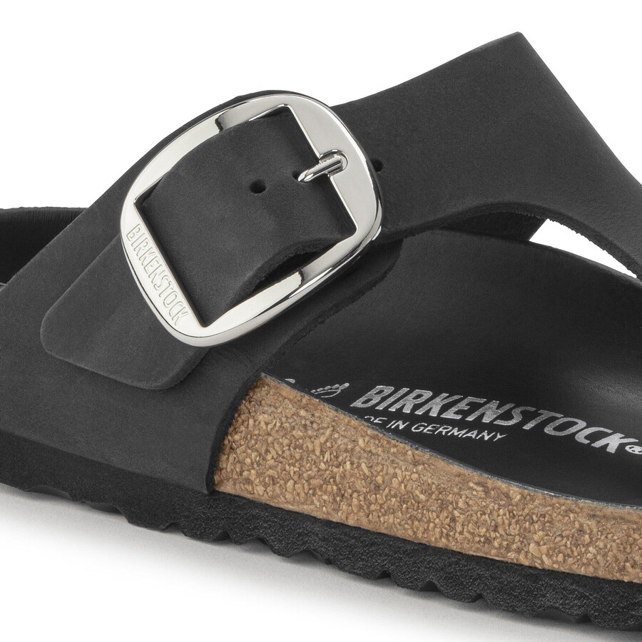 gizeh big buckle natural leather oiled