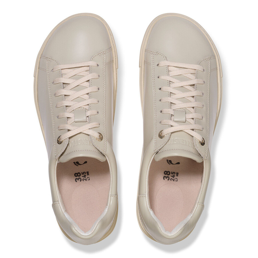 bend low natural leather patent