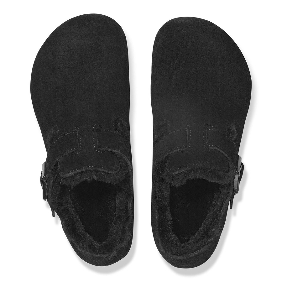 london shearling suede leather