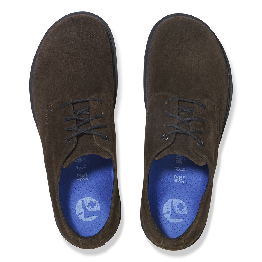 highwood lace low suede leather