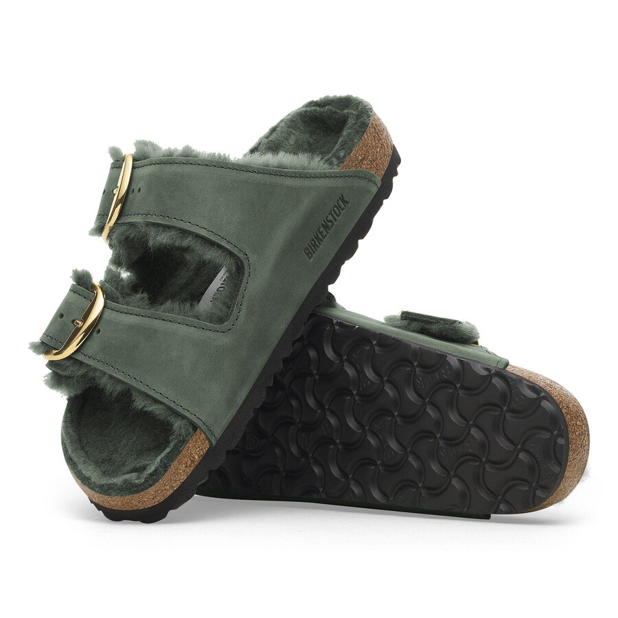 arizona big buckle shearling natural leather oiled