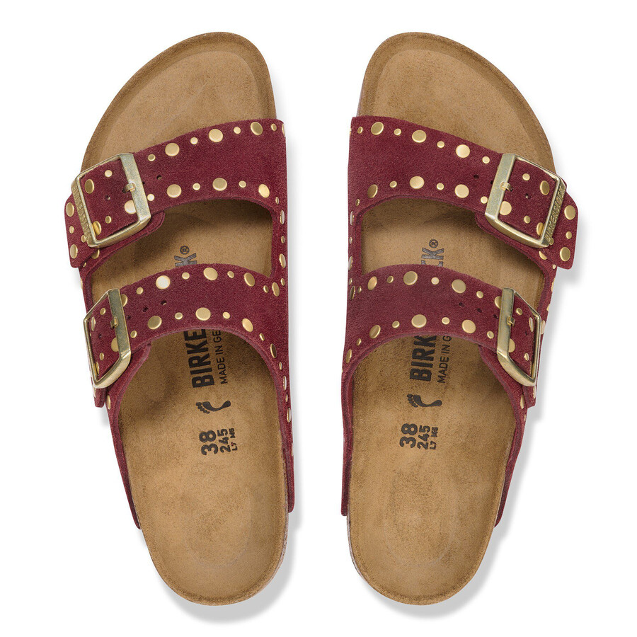 arizona rivet suede leather